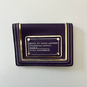 Marc by Marc Jacobs Purple Leather Passport Holder – Standard Supply
